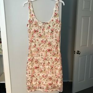 Floral body con summer dress